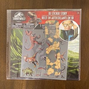 Create Custom Jurassic Park Bundle (ages 3+) 3D Sticker Story